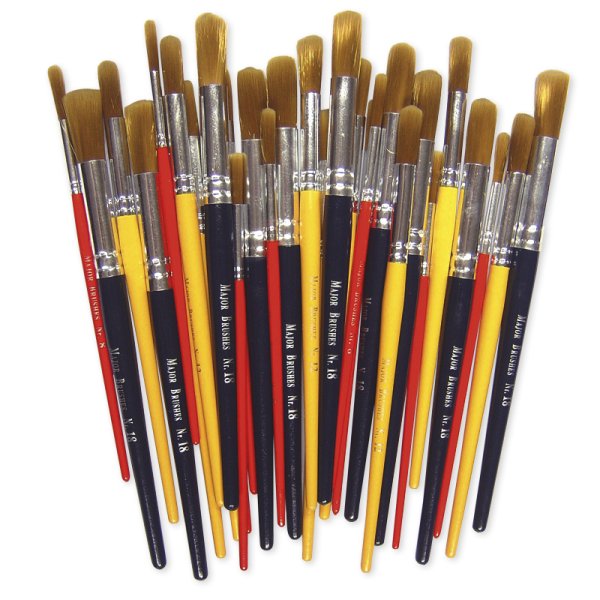 Set Pinsel für Acrylfarben, 30-tlg.