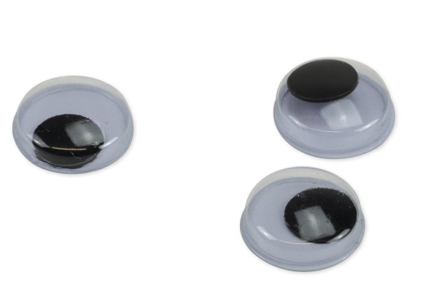 Wiggly Eyes Set, round, 300 pcs.