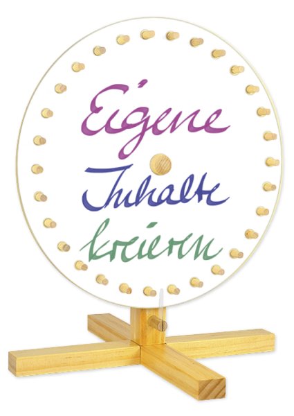 Wheel of Fortune made of Wood "Fortuna Lignum", 30 cm ø