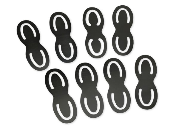 TimeTEX Picture Puzzle Clips, made of metal, 8 pcs.