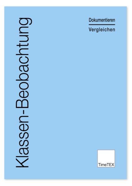 TimeTEX Class Observation Book A4, 64 pages