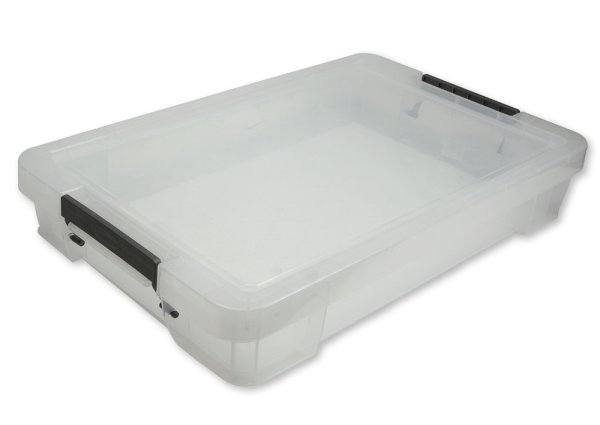Plastic Box stackable, transparent, 12 litres (A3)
