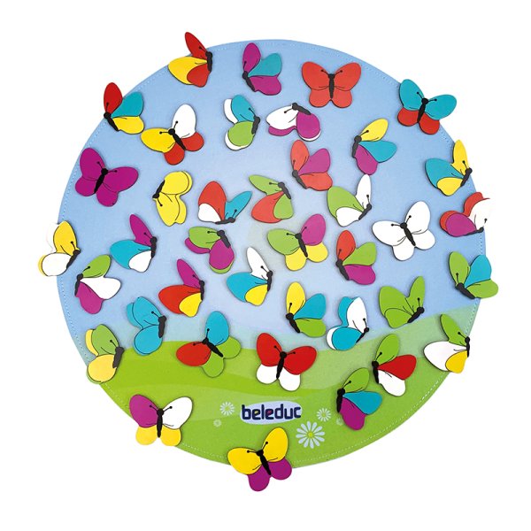 Educational Game "Colourful Butterflies", 46 pcs.