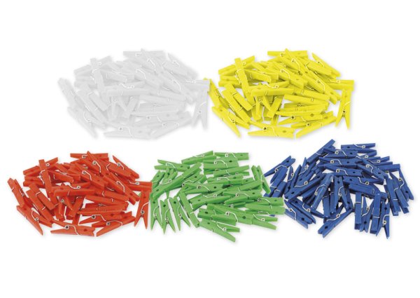 Set of Plastic Clips 35 mm (for marking) 250 pcs.