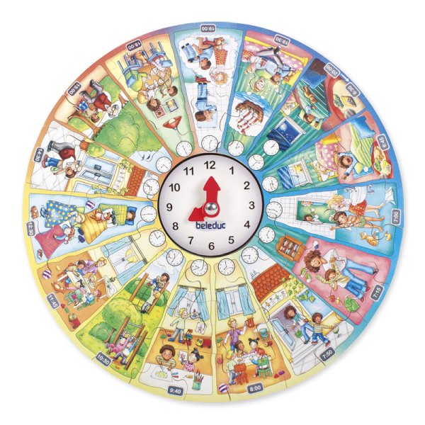XXL-Lernpuzzle "Mein Tag", 51-tlg.