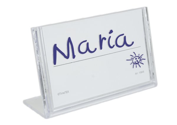 TimeTEX Desktop Name Sign Set, 10 pcs.