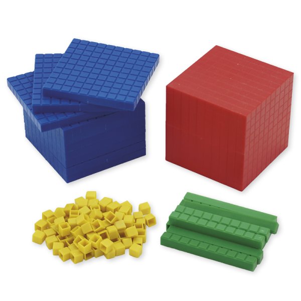 Class Set Dienes Decimal Calculation Grid, 184 pcs. in a box