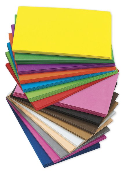 Moosgummi-Platten 22,9x15,2 cm, 100 Stück