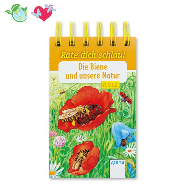 "Quiz pad "Rate dich schlau! Die Biene und unsere Natur", 80 pages