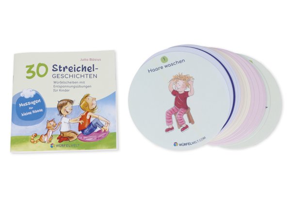 Würfelscheiben "Streichelgeschichten", 30 Stück
