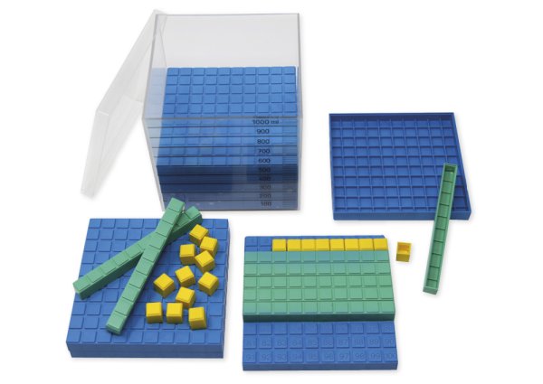 Cubic Decimetre Cube, 28 pcs., made from RE Plastic