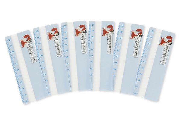 Set of Film Strips "Reading Aid", 6 pcs., approx. 110 x 40 mm