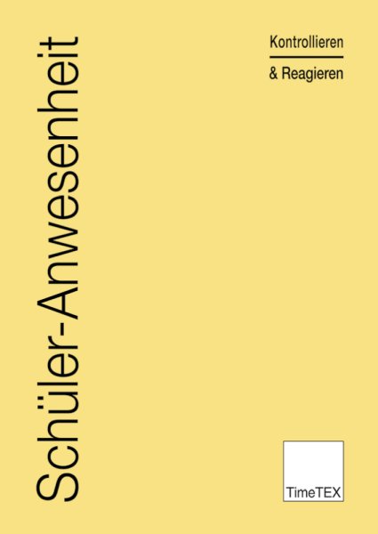 TimeTEX Pupil Absence Book A4