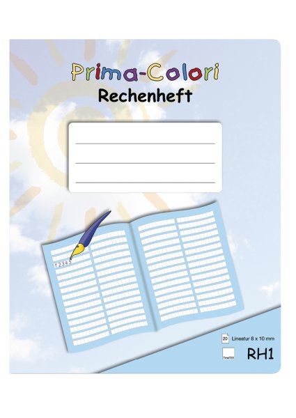 Prima Colori Arithmetic Jotter RH1a