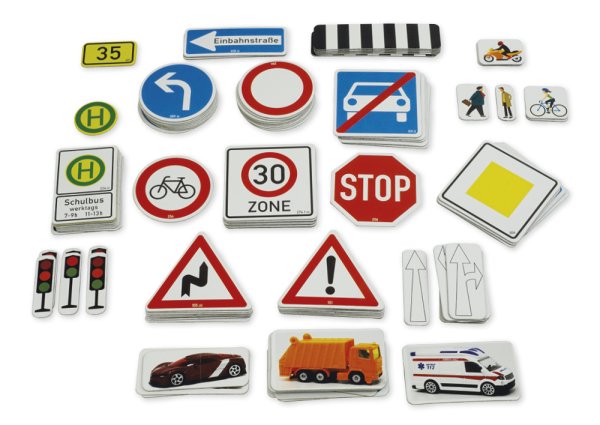 Complete Traffic Set, magnetic, 124 pcs.