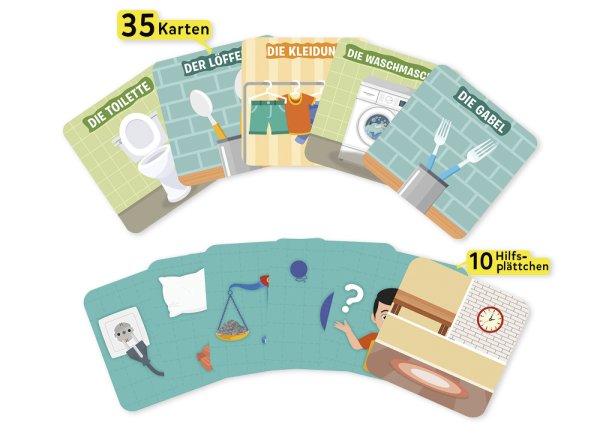 Lernspiel "In meinem Haus - 10x darfst Du raten Junior", 46-tlg.
