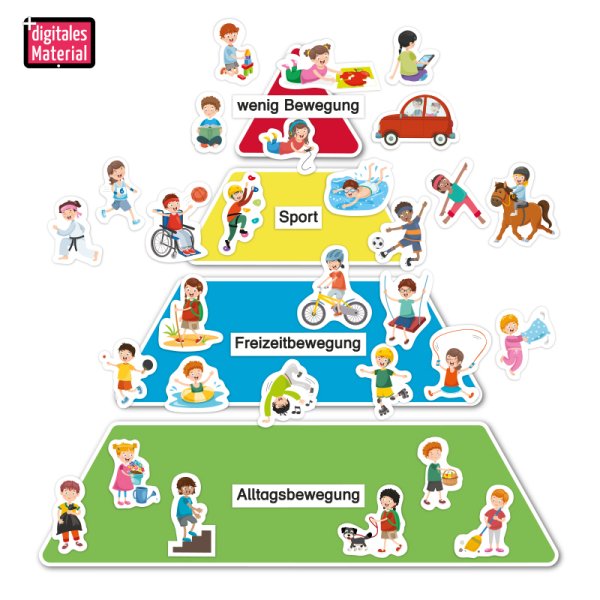 Activity pyramid, magnetic, 42 pcs.