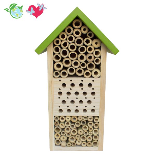 Wild bee hotel, wooden