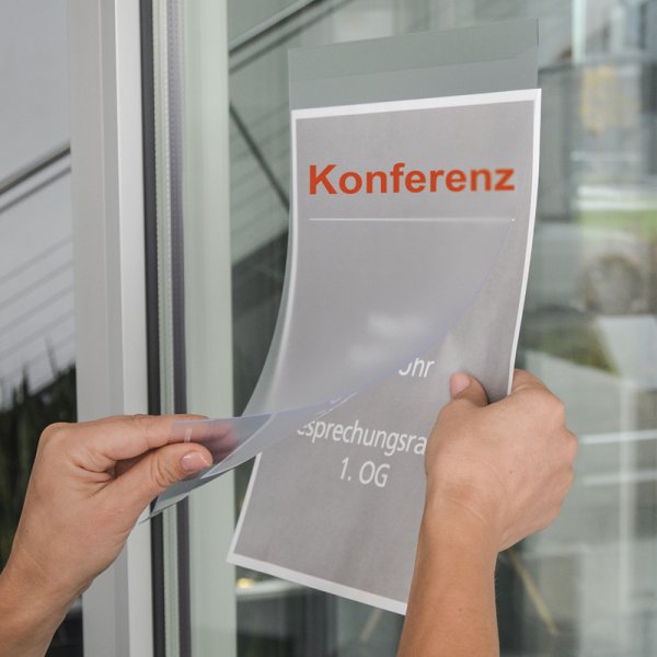 TimeTEX Poster Pockets A3, self-adhesive