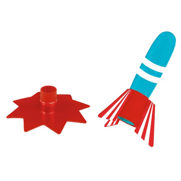 Baking powder rocket, 8 cm long