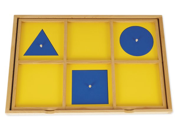 TimeTEX Geometric Demonstration Tray "Montessori Premium"