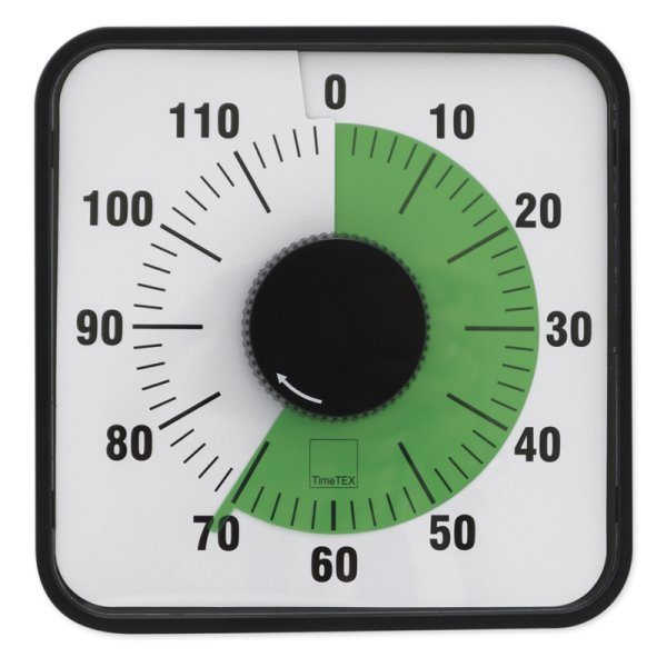 TimeTEX Magnetic "Automatic" Timer 120 minutes, 19x19 cm
