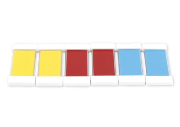 Set of Colour Charts, 6 pcs., 3 colour pairs