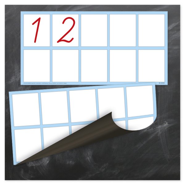 TimeTEX Whiteboard Demonstration Calculation grid, magnetic, 2 pcs.