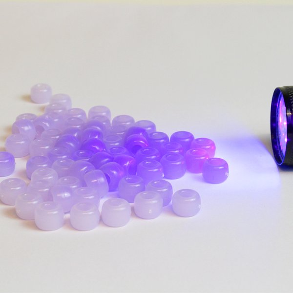 Set UV Beads, purple, 60 pcs.