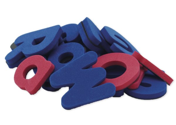 Magnetic Letters in box, approx. 4 cm, 104 pcs.