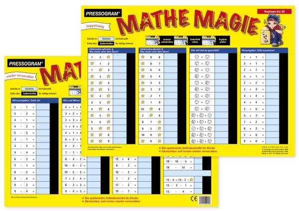 TimeTEX Magic Board "Mathematics" Calculate up to 20