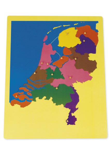 TimeTEX Puzzle Map of the Netherlands "Montessori Premium"