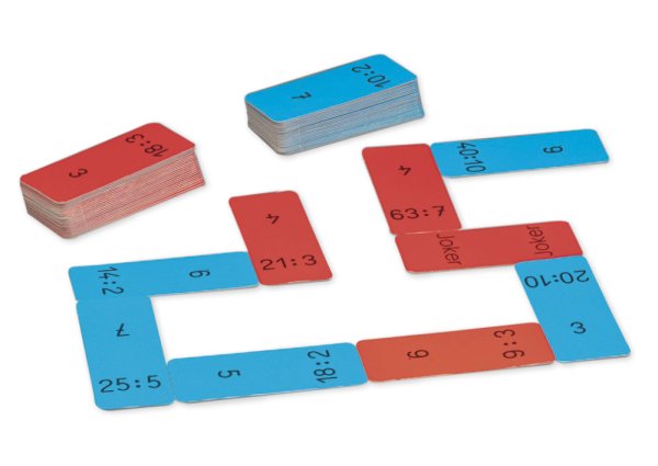 Division Domino Xl, 100 number range, 60 pcs.