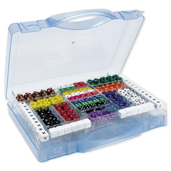 Dice Case with 162 Dice