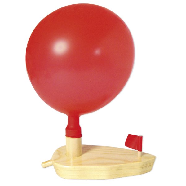 Balloon Boat made of wood