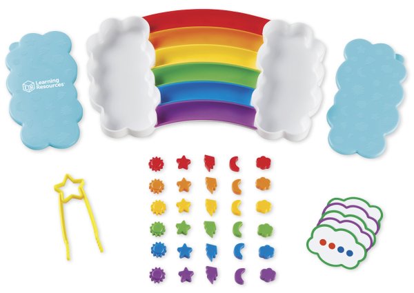 Sortier-Spiel "Regenbogen", 37-tlg.
