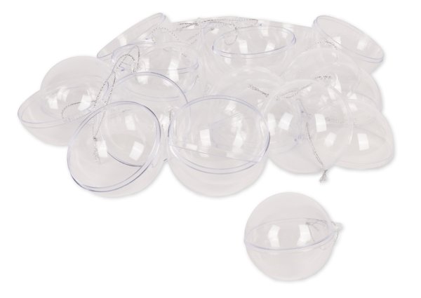 Plastikform "Kugel", 12 Stück
