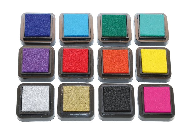 Ink Pad Set, 12 colours