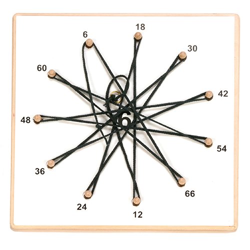 Number Star with 9 transparencies