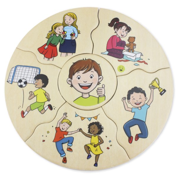 Humanico "Emotions", 5 puzzles