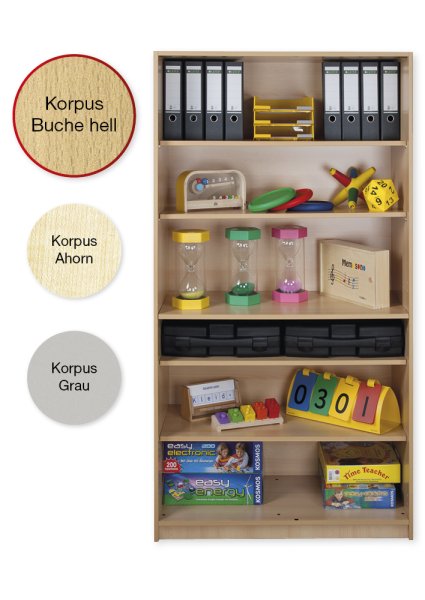 Material Tall Cabinet Shelves L, extra deep, 6 shelves