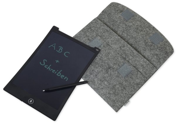 Digital board SD "A4 XS", black display, with felt case