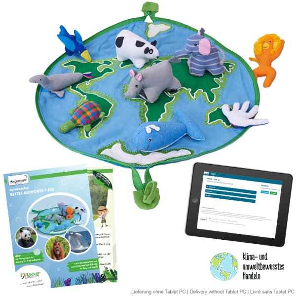 Play & Go Toy Bag "Endangered Wildlife", 10 pcs.