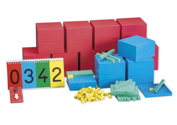 Class Set Dienes Decimal Calculation Grid Xl, 198 pcs. in a box