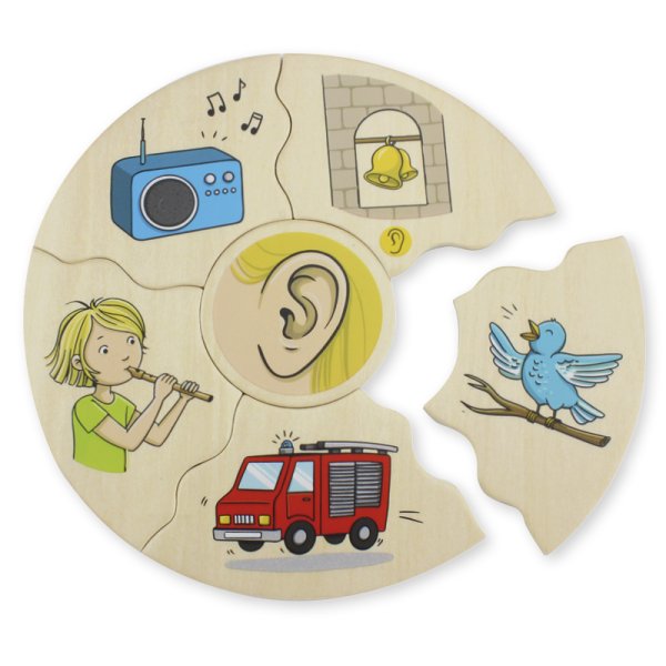 Puzzle Humanico "5 senses", 30 pieces