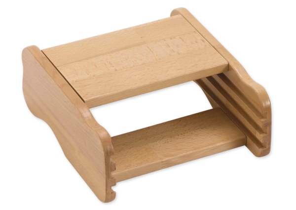 TimeTEX Botany Puzzles Cabinet with 3 Compartments "Montessori Premium"