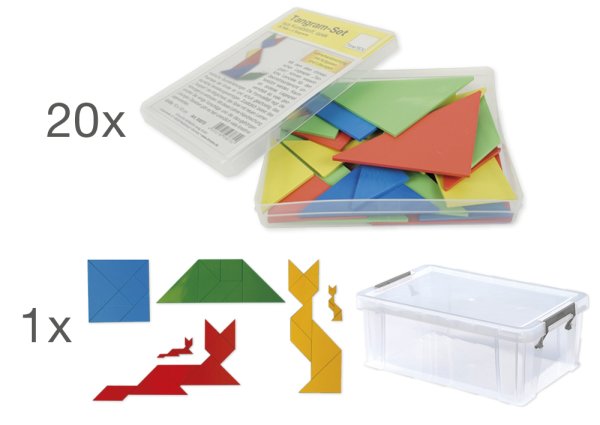 Tangram Class Set, 21 pcs., in a box