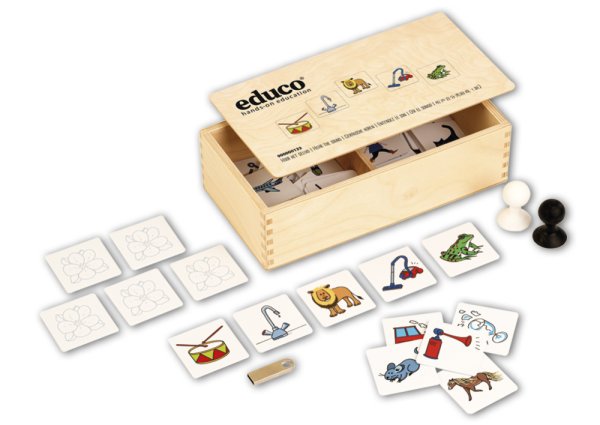 Educational game "Listen to the noise", 63 pieces