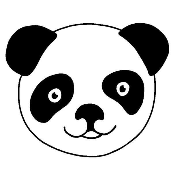 "Perpetuum" Silkscreen Stamp "Panda"