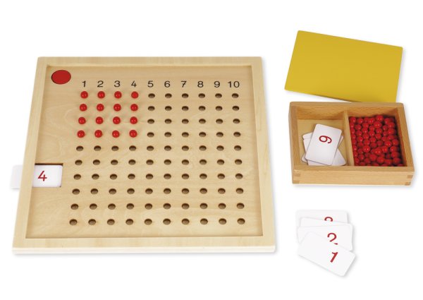 TimeTEX Small Multiplication Board "Montessori Premium"